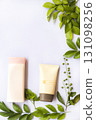 sunscreen spf50 for health care skin face with body lotion of lifestyle woman 131098256