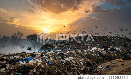 AI Image: Vast garbage dump AI Image: Vast garbage dump 131098854