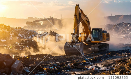AI Image: Vast garbage dump AI Image: Vast garbage dump 131098863