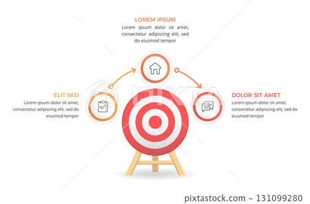 Target Infographic with Options 131099280