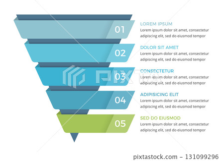 Funnel Infographic 131099296