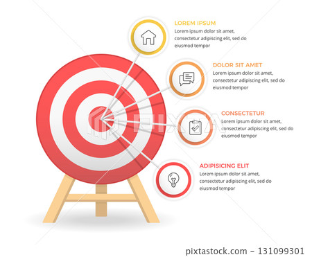 Target Infographic with Options 131099301
