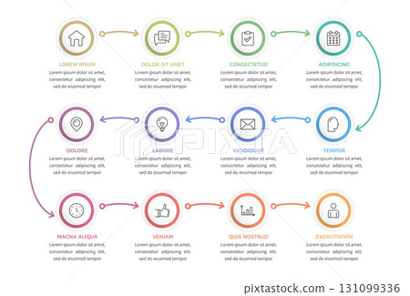 Workflow Infographics 131099336