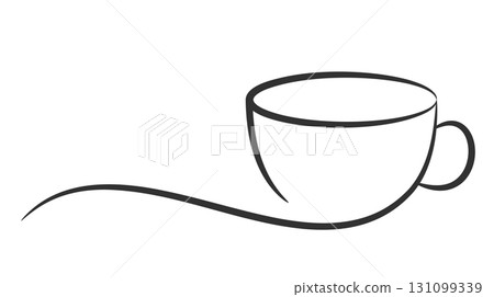 Coffee Cup Line Art Coffee Cup Line Art 131099339