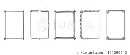 Hand Drawn Frames 131099340