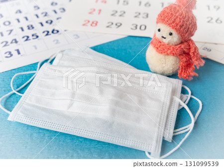 帶面具的冬季感染控制,流感預防,新的冠狀病毒控制,同時流行,健康管理 帶面具的冬季感染控制,流感預防,新的冠狀病毒控制,同時流行,健康管理 131099539