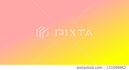 粉紅色和黃色漸層背景素材插圖 131099962