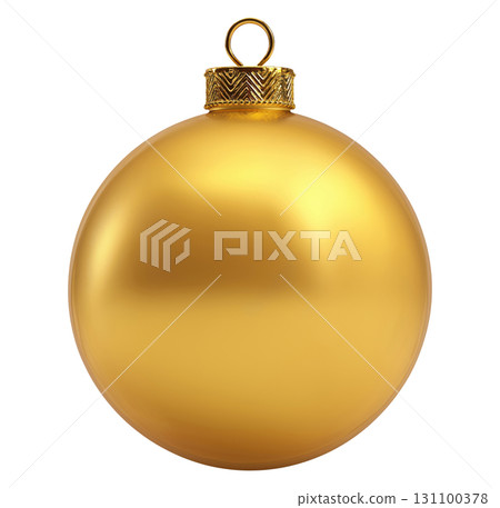 Gold Christmas Ball Ornament 131100378