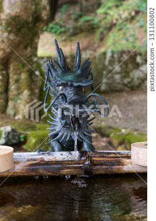 Chozuya (purification fountain) at Enryakuji Temple 131100802