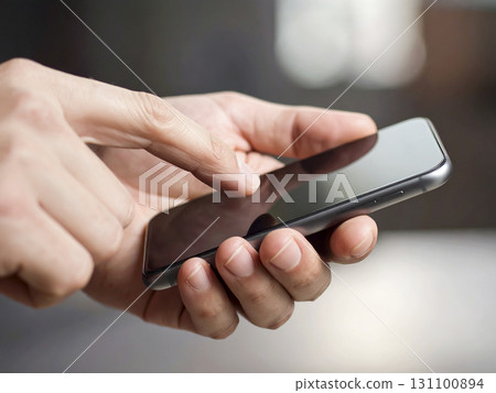 Smartphone operation: AI-generated images 131100894
