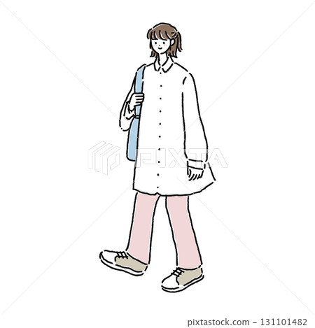 簡約時尚女人/色彩 131101482