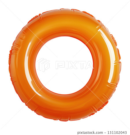 Orange Inflatable Swimming Ring 131102043
