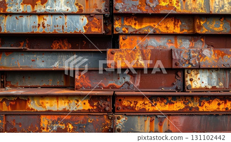 AI image: Rusty iron 131102442