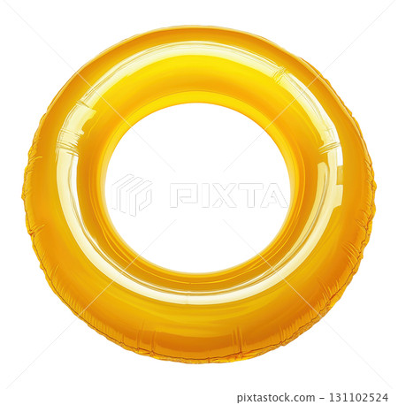 Yellow Inflatable Swimming Ring 131102524