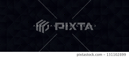 Abstract geometric background with dark diamond pattern, modern minimal futuristic design, seamless lines texture, elegant digital backdrop for banners, presentations, posters. Vector backdrop Abstract geometric background with dark diamond pattern, modern minimal futuristic design, seamless lines texture, elegant digital backdrop for banners, presentations, posters. Vector backdrop 131102899