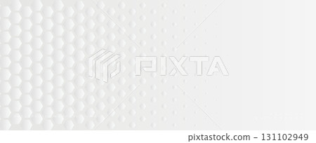 White hexagon pattern, abstract golf ball texture, honeycomb 3d backround. Vector illustration White hexagon pattern, abstract golf ball texture, honeycomb 3d backround. Vector illustration 131102949