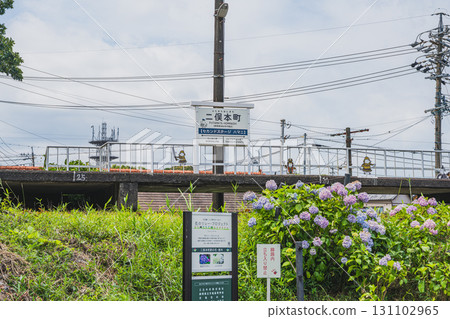 濱松市(靜岡縣)天龍濱名湖鐵道二又本町站的景色 濱松市(靜岡縣)天龍濱名湖鐵道二又本町站的景色 131102965