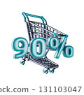 Shopping cart Sale 90 percent 3D 131103047