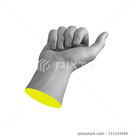 Female hand demonstrating beautiful manicure with Japanese polish, relaxed gesture and soft smooth Female hand demonstrating beautiful manicure with Japanese polish, relaxed gesture and soft smooth 131103480