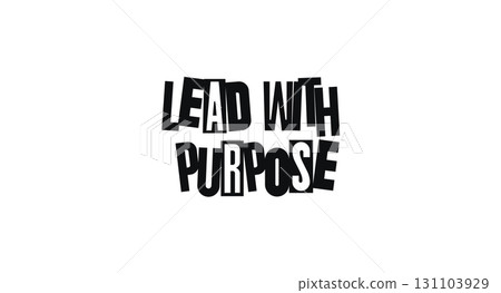 Empowering Quote About Leadership And Intentional Action. Great For Coaches, Startups, Educators, Office Decor, Or Motivational Social Media Posts. Vector Illustration. 131103929