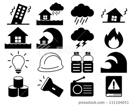 災害及防災圖示集16種（單調） 131104051