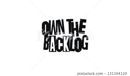 Fun Agile-Inspired Quote In Bold Typography For Product Teams, Developers, Scrum Masters, Or Tech Offices. Embrace The Process. Vector Illustration. 131104120