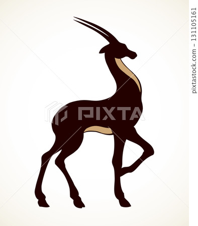 Antelope. Vector drawing 131105161