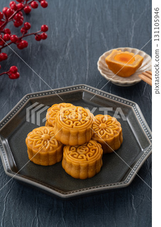 中秋節 月餅 節日 蓮蓉 蛋黃 MidAutumn Festival Moon cake げっぺい 131105946