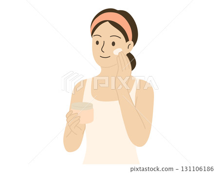 護膚婦女的例證 護膚婦女的例證 131106186