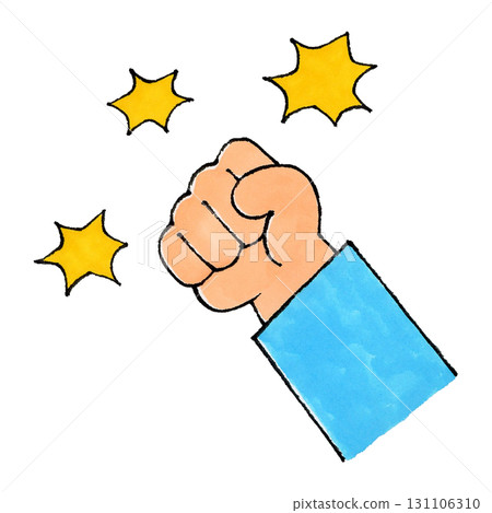 握緊拳頭的衝擊 131106310