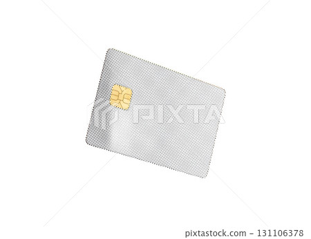 Bank card in levitation. Tilted angle with perspective view of chip card, electronic pay, financial Bank card in levitation. Tilted angle with perspective view of chip card, electronic pay, financial 131106378
