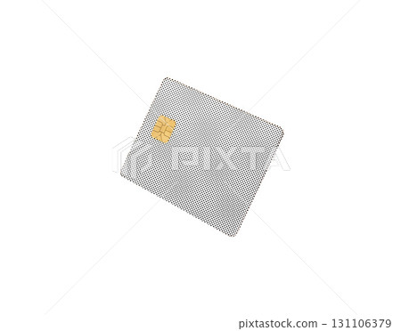 Bank card in levitation. Tilted angle, perspective view of electronic credit and debit card, online Bank card in levitation. Tilted angle, perspective view of electronic credit and debit card, online 131106379
