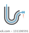 Sanitation cleaning vector icon design. 131106591