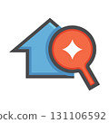 Real estate vector icon design element. 131106592