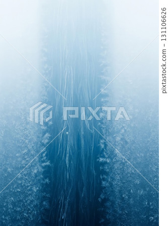 Abstract Blue Textured Background with Water Droplets and Textured Surface Reflection Light 131106626
