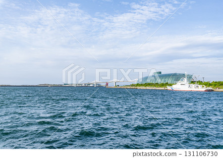 福島縣磐城市海藍寶石福島和小名濱港的景色 131106730