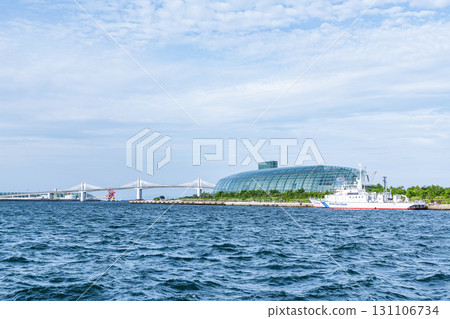 A view of Aquamarine Fukushima and Onahama Port in Iwaki City, Fukushima Prefecture 131106734