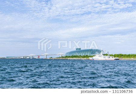 福島縣磐城市海藍寶石福島和小名濱港的景色 131106736