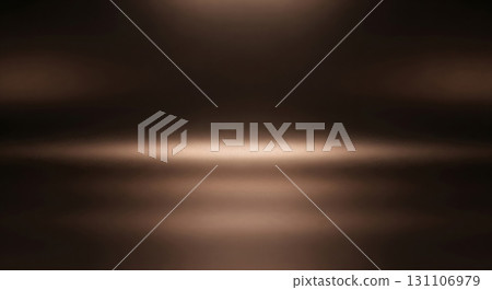 Abstract Dark Brown Background with Illuminated Center and Subtle Reflections 131106979