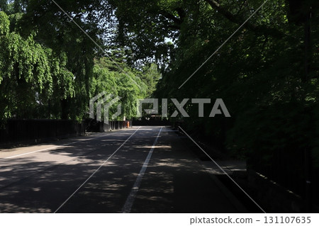 Akita, Senboku, Scenery with a Round Postbox (Kakunodate Important Preservation District) 131107635
