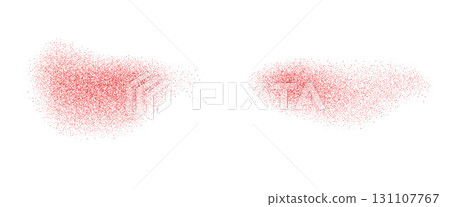 Noise gradation red peppers fly shapes set. Grainy texture paprika splash elements. Spray paint dotwork forms. Vector gritty wavy lines. Grunge food figures Noise gradation red peppers fly shapes set. Grainy texture paprika splash elements. Spray paint dotwork forms. Vector gritty wavy lines. Grunge food figures 131107767
