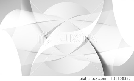 A sleek abstract composition of overlapping curves, circles and arcs, 3d render A sleek abstract composition of overlapping curves, circles and arcs, 3d render 131108332