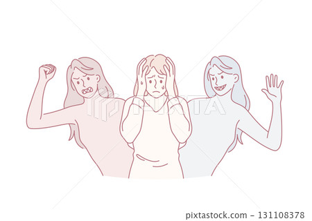 Mental health and Bipolar disorder concept 131108378