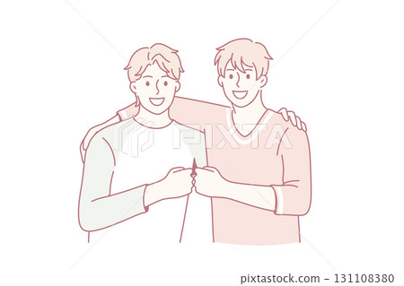 Friendship and positive emotions concept. 131108380