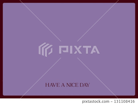 Illustration of a simple card Illustration of a simple card 131108416