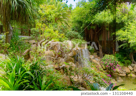 The territory of the hotel has an ornamental garden.   131108440