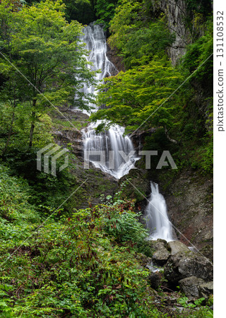 清新翠綠的森林與美麗的瀑布－唐澤瀑布 131108532