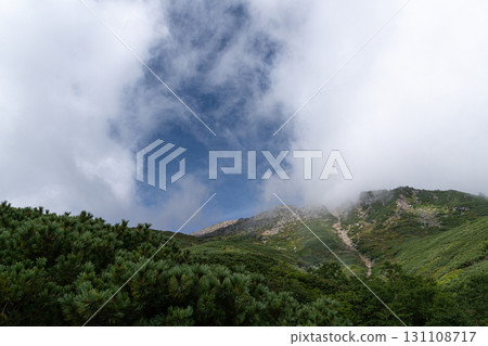 View of the eighth station of Mt. Ontake in summer 131108717