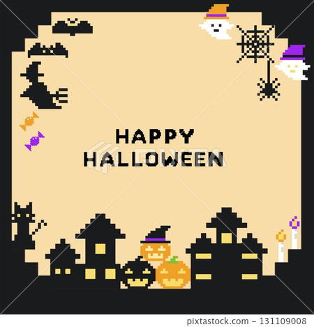 像素藝術萬聖節插圖 像素藝術萬聖節插圖 131109008