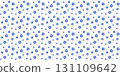 Star of David seamless pattern. Different blue Stars of David scattered on a clean background. Perfect for Jewish holidays, Hanukkah designs, and religious-themed projects. Vector illustration 131109642